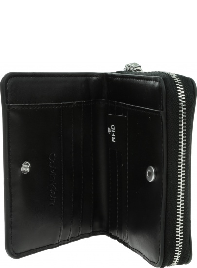 Mały Portfel Damski CALVIN KLEIN K60K607432 BAX