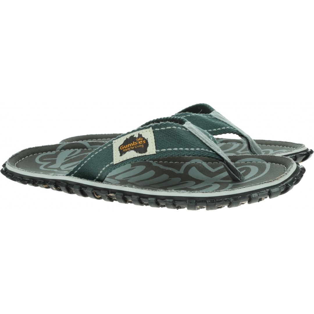 Japonki GUMBIES Islander Canvas Cool Grey