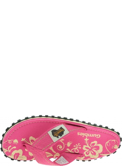 GUMBIES Islander Canvas Pink Hibiscus | EN