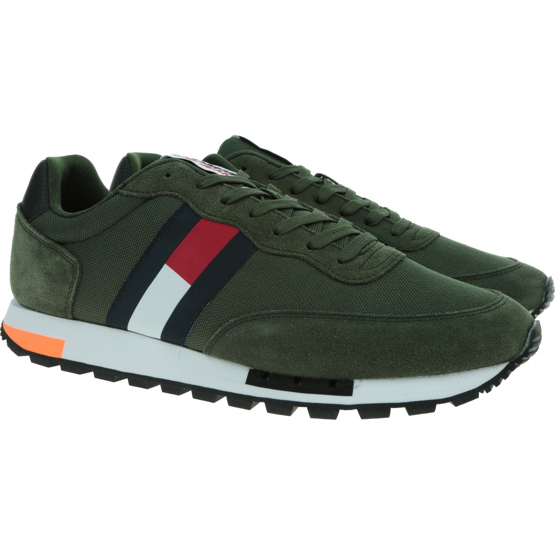 Sneakersy Męskie TOMMY JEANS Runner Sneaker Retro EM0EM00725 MRZ
