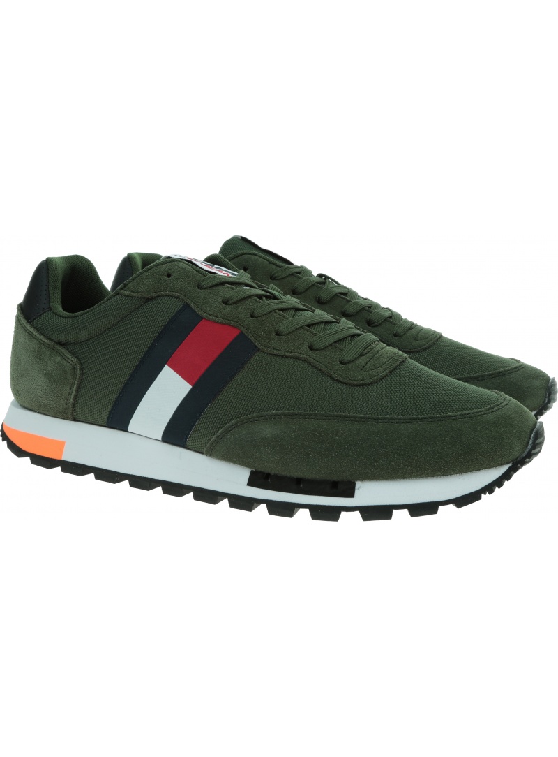 Sneakersy Męskie TOMMY JEANS Runner Sneaker Retro EM0EM00725 MRZ Sneakersy Męskie TOMMY JEANS Runner Sneaker Retro EM0EM00725 MRZ