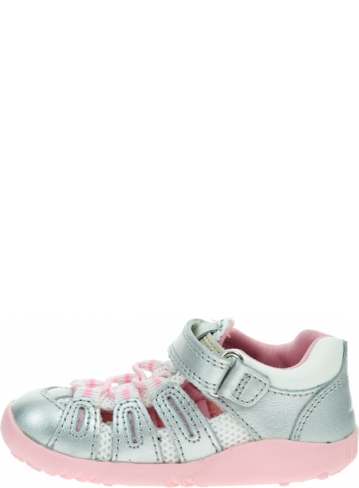 Ultralekkie Sandały BOBUX Summit Silver Metallic + Candy 637205