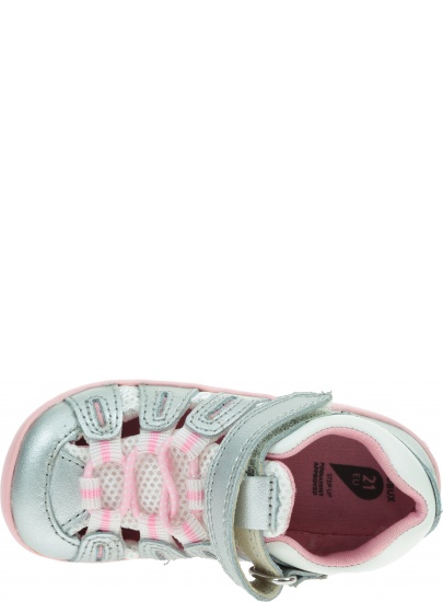 Ultralekkie Sandały BOBUX Summit Silver Metallic + Candy 637205