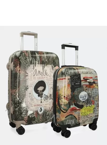Zestaw Podróżny Walizki ANEKKE Set Trolleys Jungla AN30710M SET