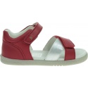 Czerwone Sandały BOBUX 635006 Sail Rio Red + Misty Silver 3