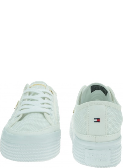 Białe Trampki TOMMY HILFIGER Th Mesh FW0FW05793 YBR
