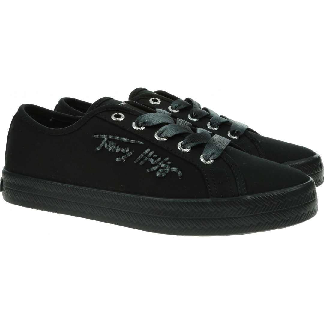 Czarne Trampki TOMMY HILFIGER Essential Gradient FW0FW05802 BDS