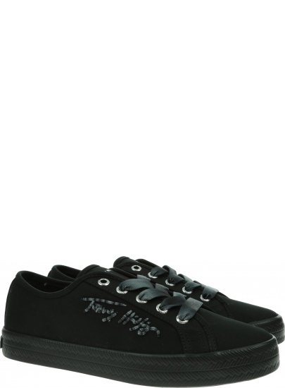 Czarne Trampki TOMMY HILFIGER Essential Gradient FW0FW05802 BDS