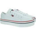 Białe Trampki TOMMY JEANS Flatform EN0EN01423 YBR