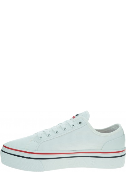 Białe Trampki TOMMY JEANS Flatform EN0EN01423 YBR