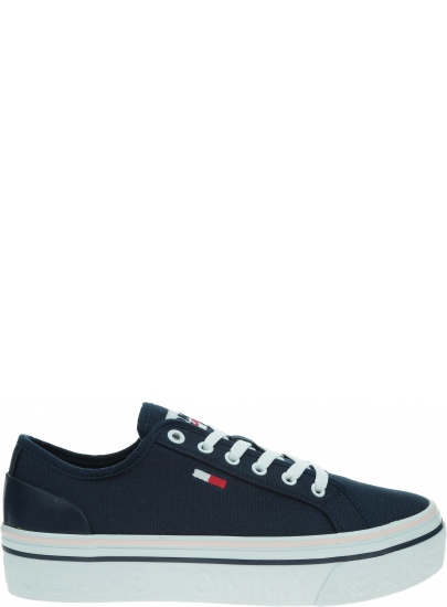 Granatowe Trampki TOMMY JEANS Flatform EN0EN01423 C87