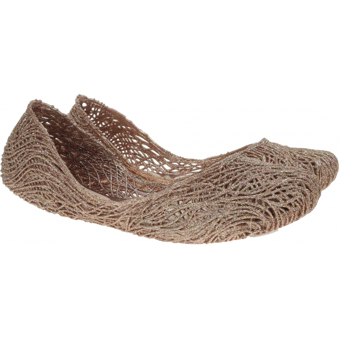 Złote Balerinki MELISSA Campana Flow 32984 53488