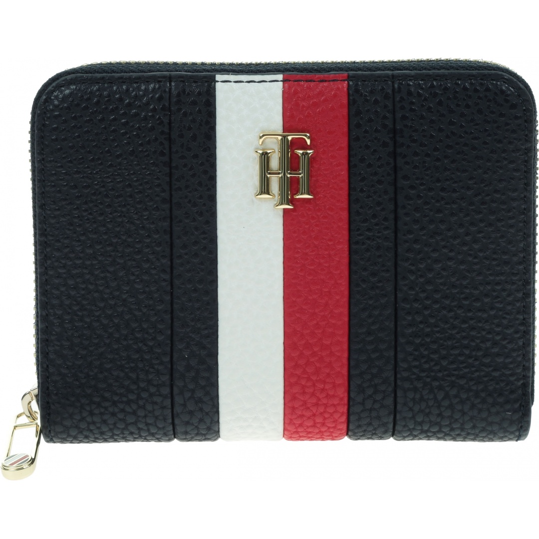 Portfel Damski TOMMY HILFIGER Th Essence Med Za Corp AW0AW10140 DW5