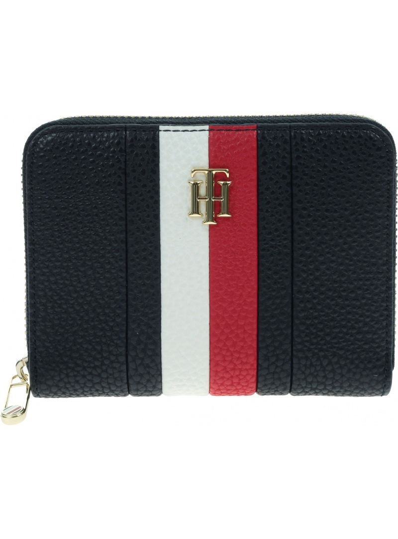 Portfel Damski TOMMY HILFIGER Th Essence Med Za Corp AW0AW10140 DW5