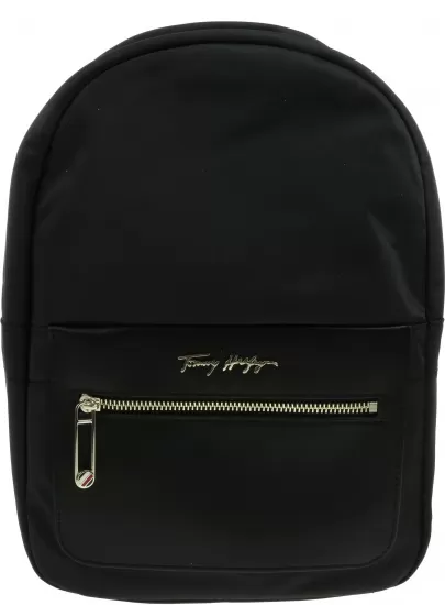 Czarny Plecak TOMMY HILFIGER Fresh AW0AW10120 BDS