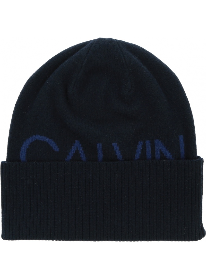 Granatowa Czapka CALVIN KLEIN Beanie K50K506226 CFE
