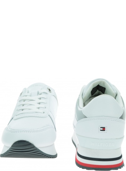Białe Sneakersy TOMMY HILFIGER Corporate Active City Sneaker FW0FW05800 YBR