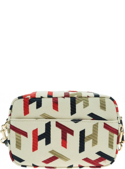 Torebka TOMMY HILFIGER Iconic Tommy Vamera Bag Embr. AW0AW10371 0GY