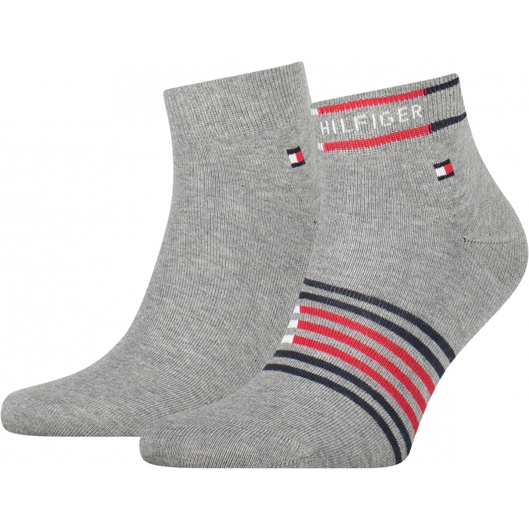 Skarpetki Męskie 100002212 004 TOMMY HILFIGER Men Quarter (2-pak)