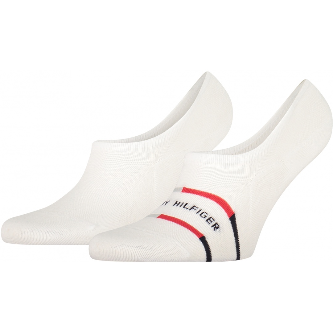 Skarpetki Męskie 100002213 001 TOMMY HILFIGER Men Footie (2-pak)