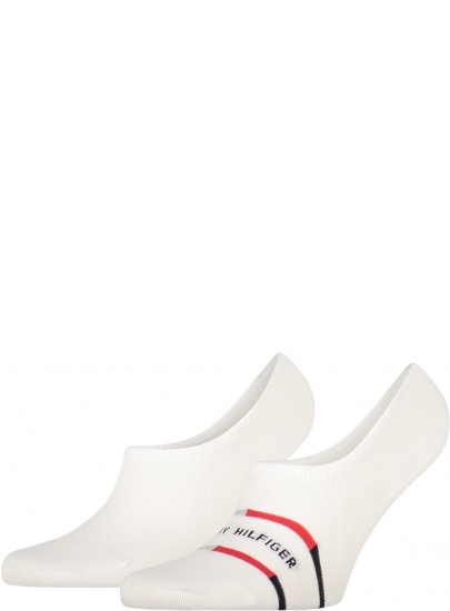 Skarpetki Męskie 100002213 001 TOMMY HILFIGER Men Footie (2-pak)