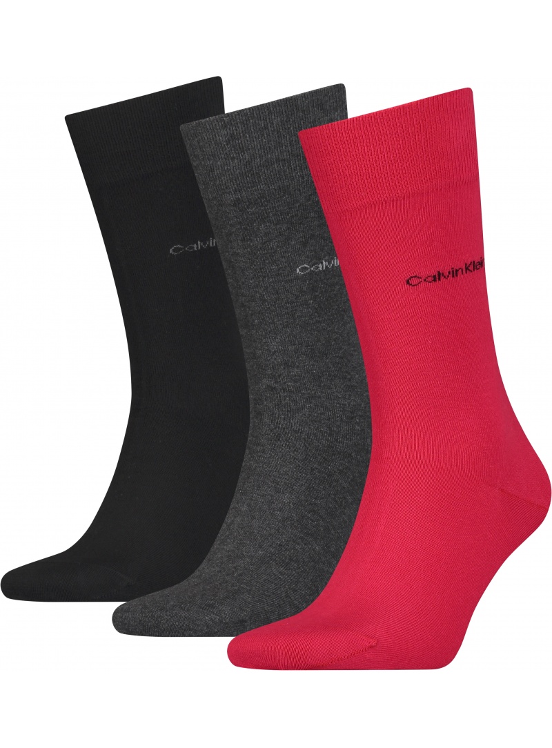 Skarpetki Męskie 701218710 007 CALVIN KLEIN Men Sock (3-pak)