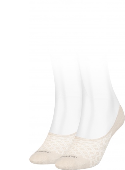 Socks Ck Women Footie High Cut 2P 701218787 003 | EN