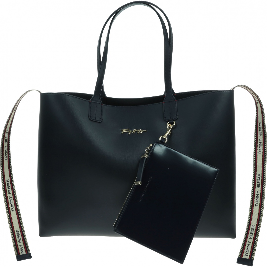 Torebka TOMMY HILFIGER Iconic Tommy Tote AW0AW10272 DW5