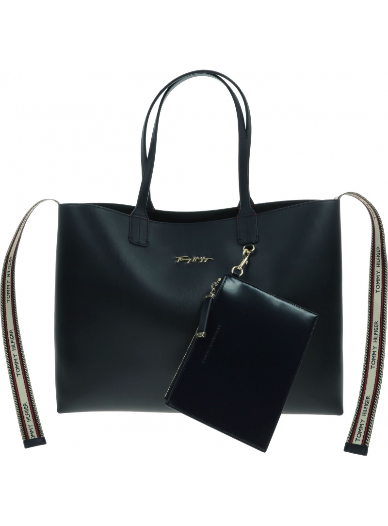 Torebka TOMMY HILFIGER Iconic Tommy Tote AW0AW10272 DW5