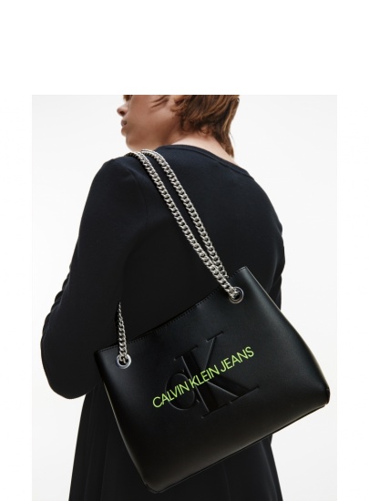 Torebka CALVIN KLEIN JEANS Sculpted Cony Shoulder Bag K60K608690 BDS
