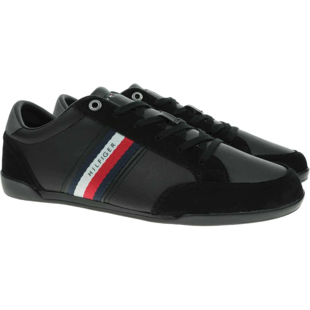 Półbuty Męskie TOMMY HILFIGER Corporate Material Mix Leather FM0FM03741 BDS