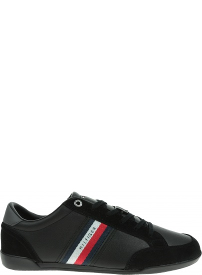Półbuty Męskie TOMMY HILFIGER Corporate Material Mix Leather FM0FM03741 BDS