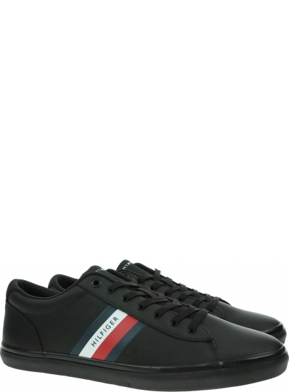 Sneakersy Męskie TOMMY HILFIGER Essentail Leather Vulc Stripes FM0FM03722