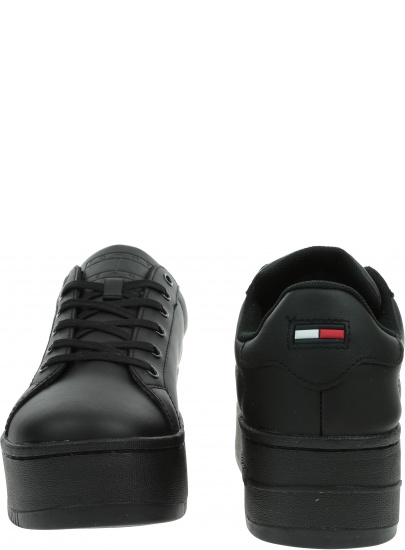Sneakersy Damskie TOMMY JEANS Flatform Flag Branding Sneaker EN0EN01504 BDS