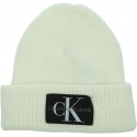 Kremowa Czapka Zimowa CALVIN KLEIN JEANS Beanie K60K607383 YAF
