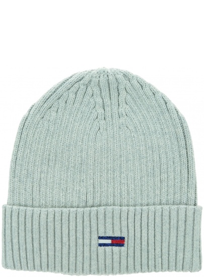 Szara Czapka Zimowa TOMMY HILFIGER Beanie Essential AW0AW10705 P01