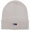 Różowa Czapka Zimowa TOMMY HILFIGER Beanie Essential AW0AW10705 TJP