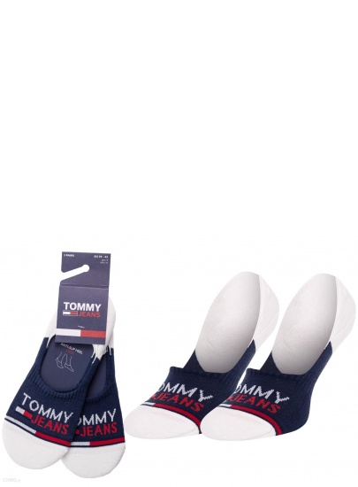 Skarpetki 100000403 002 TOMMY HILFIGER Uni Tj No Show Mid Cut (2-pak)