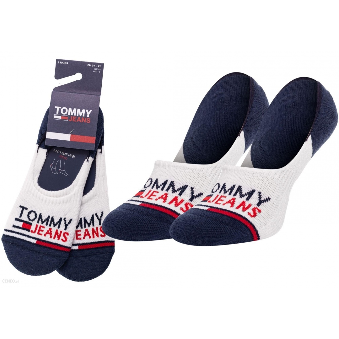 Skarpetki 100000403 001 TOMMY HILFIGER Uni Tj No Show Mid Cut (2-pak)