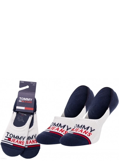 Skarpetki 100000403 001 TOMMY HILFIGER Uni Tj No Show Mid Cut (2-pak)