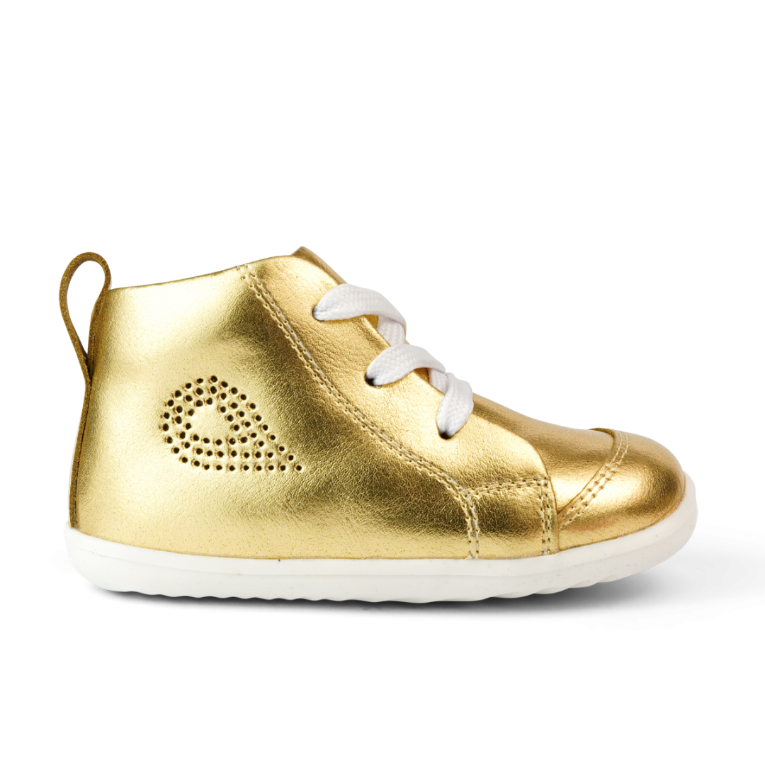 Złote Błyszczące Buty BOBUX Alley-Oop Gold Metallic 731504