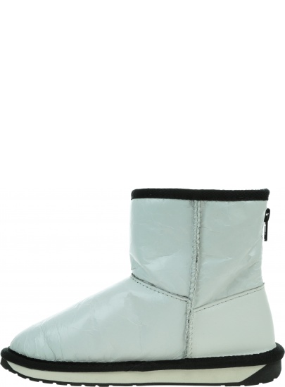 Białe Botki EMU AUSTRALIA Stinger Mini Zip Coconut W12306