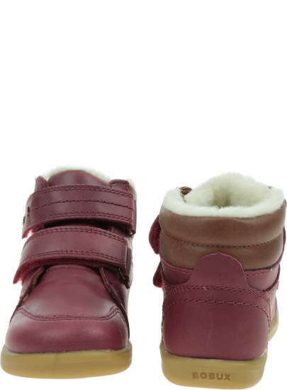 Malinowe Kozaki BOBUX Timber Arctic Boysenberry 635908 (Wodoodporny, Wełna