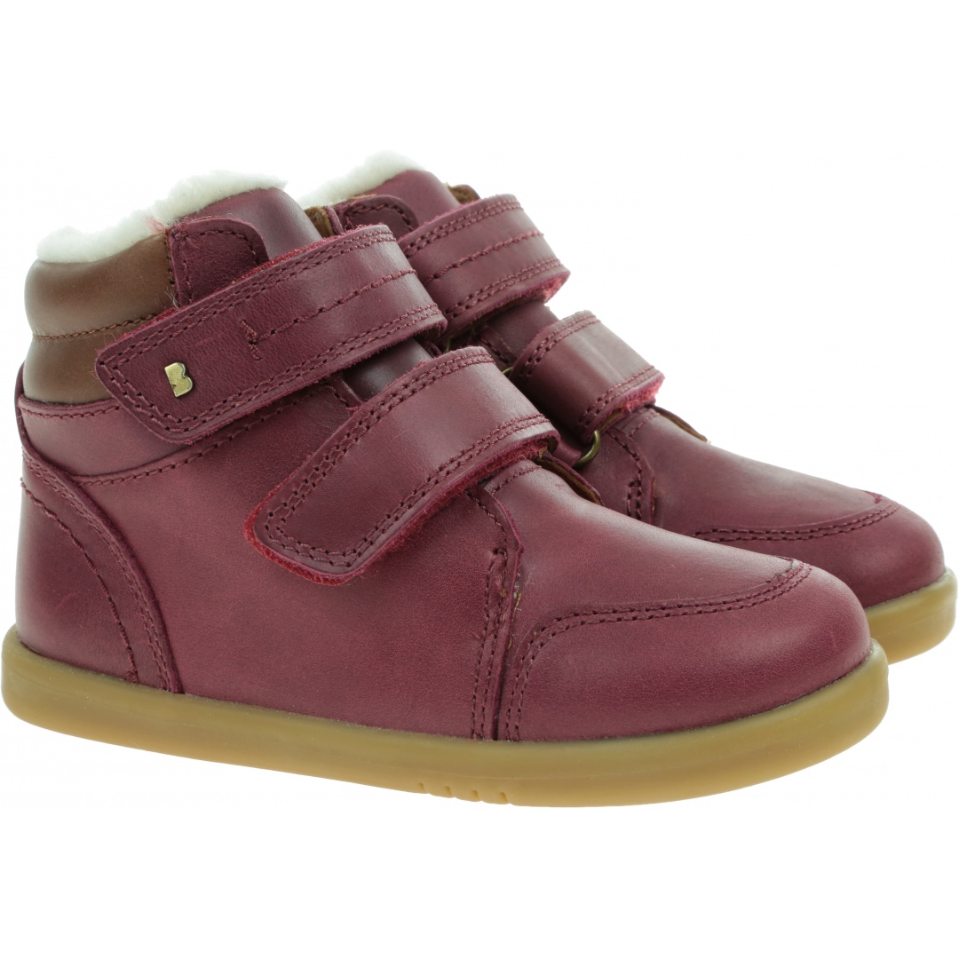 Malinowe Kozaki BOBUX Timber Arctic Boysenberry 635908 (Wodoodporny, Wełna