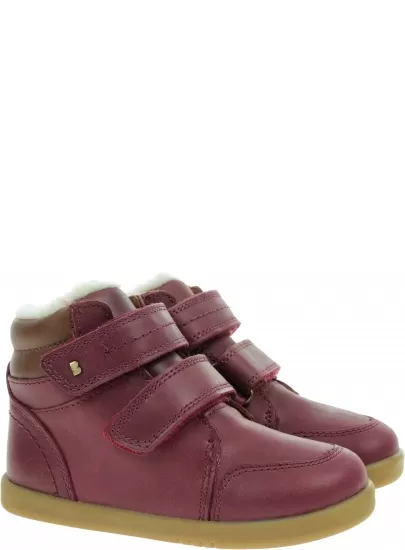 Malinowe Kozaki BOBUX Timber Arctic Boysenberry 635908 (Wodoodporny, Wełna