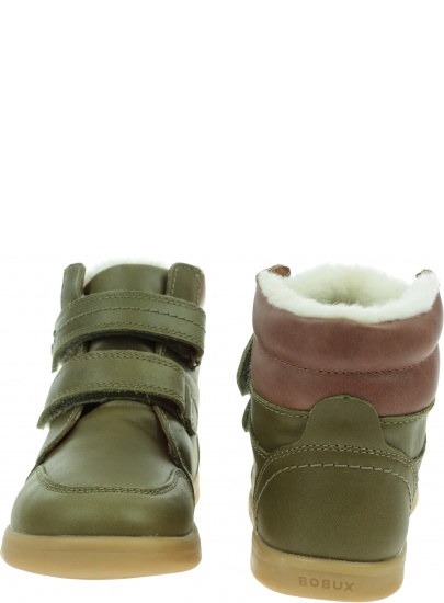 Oliwkowe Kozaki BOBUX Timber Arctic Olive 836007B (Wodoodporny, Wełna