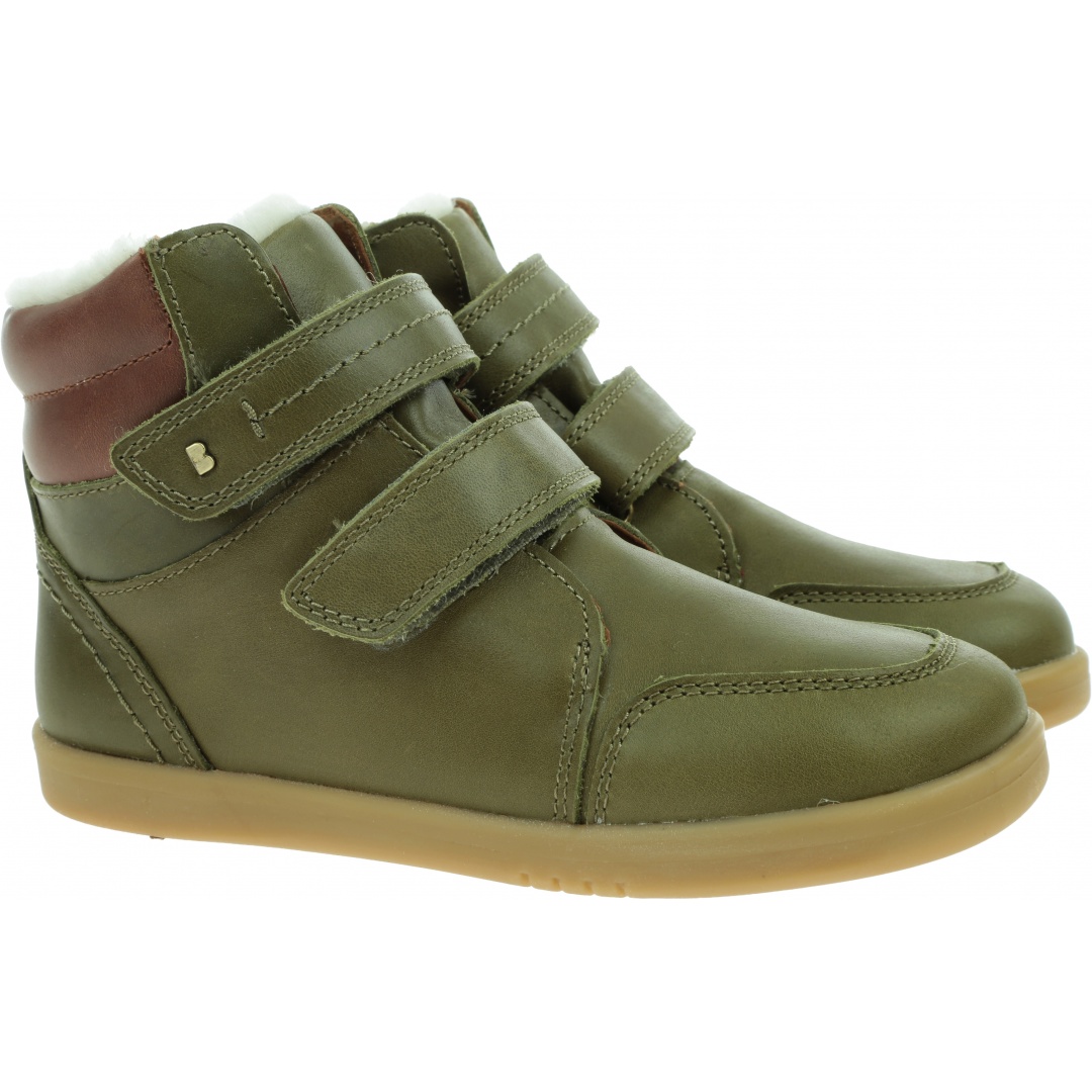 Oliwkowe Kozaki BOBUX Timber Arctic Olive 836007B (Wodoodporny, Wełna