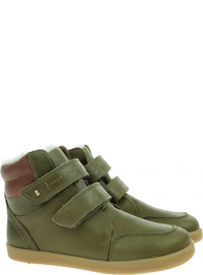 Oliwkowe Kozaki BOBUX Timber Arctic Olive 836007B (Wodoodporny, Wełna