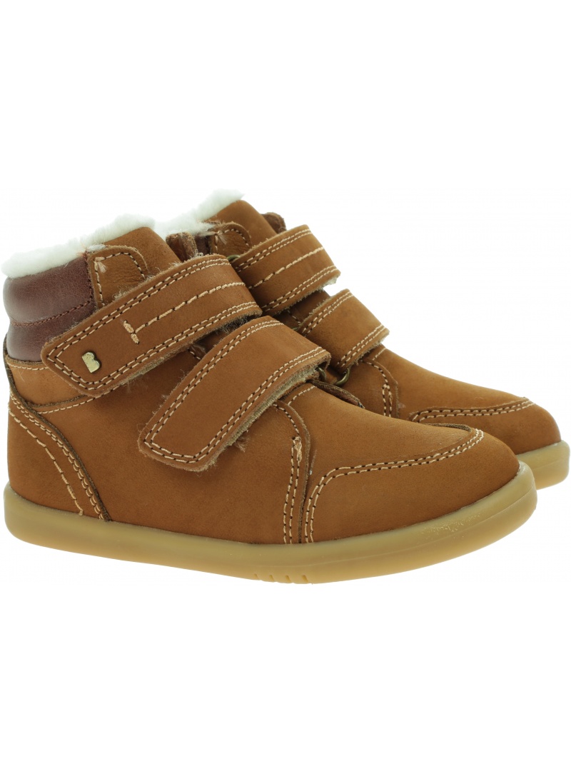 Brązowe Kozaki BOBUX Timber Arctic Mustard 836002b (Wodoodporny, Wełna