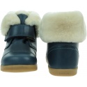 Granatowe Kozaki BOBUX Desert Arctic Midnight 836109 (Wodoodporny, Wełna